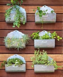 mailbox vertical garden