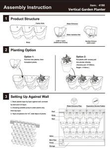 Vertical Planter Assembly Instructions
