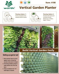 Worth Vertical Planter System on a Wall
