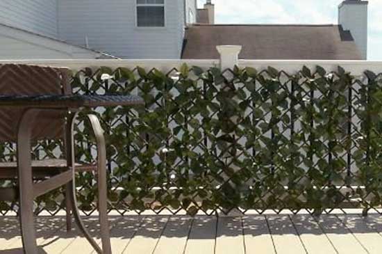 Artificial Ivy Screen for fences, decks, gates and more