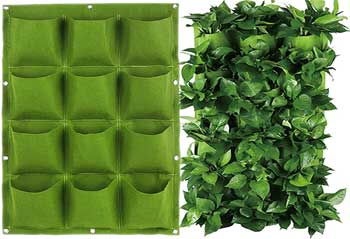 How to Make Easy Vertical Gardens with Green Wall Pocket Planters