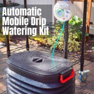 Mobile Drip Watering Kit for Indoor or Outdoor Vertical Gardens