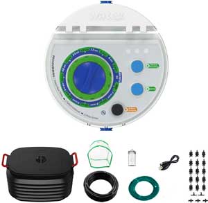 Watex Mobile Irrigation Kit for Container Plants, Included battery Operated Timer